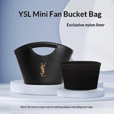 Mini fan-shaped bucket bag inner liner