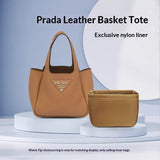 Leather basket liner